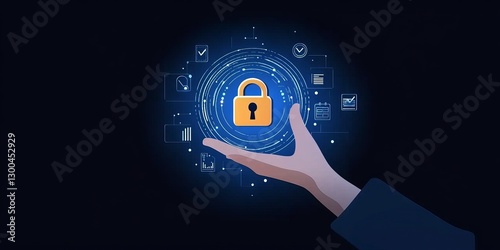 Network Security System Technology Background Concept