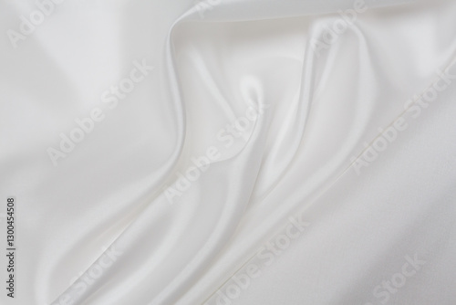 White rippled fabric background/texture
