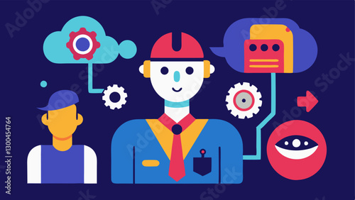 These s convey the idea of job displacement across various sectors as a result of AI and automation emphasizing the contrast between human labor and technological