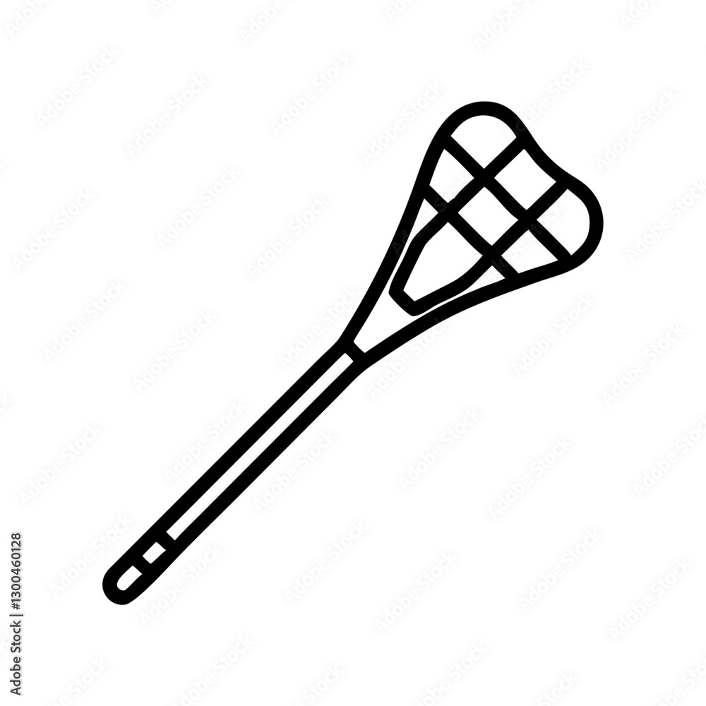 Lacrosse stick against a white background Lacrosse stick against a white background