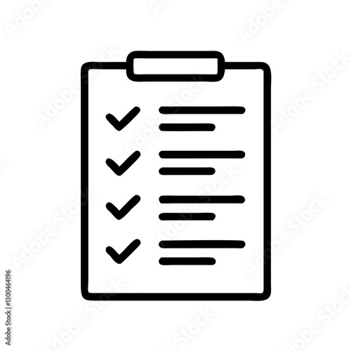 Clipboard with checklist and checkmarks