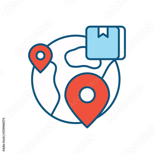 Global Distribution vector icon