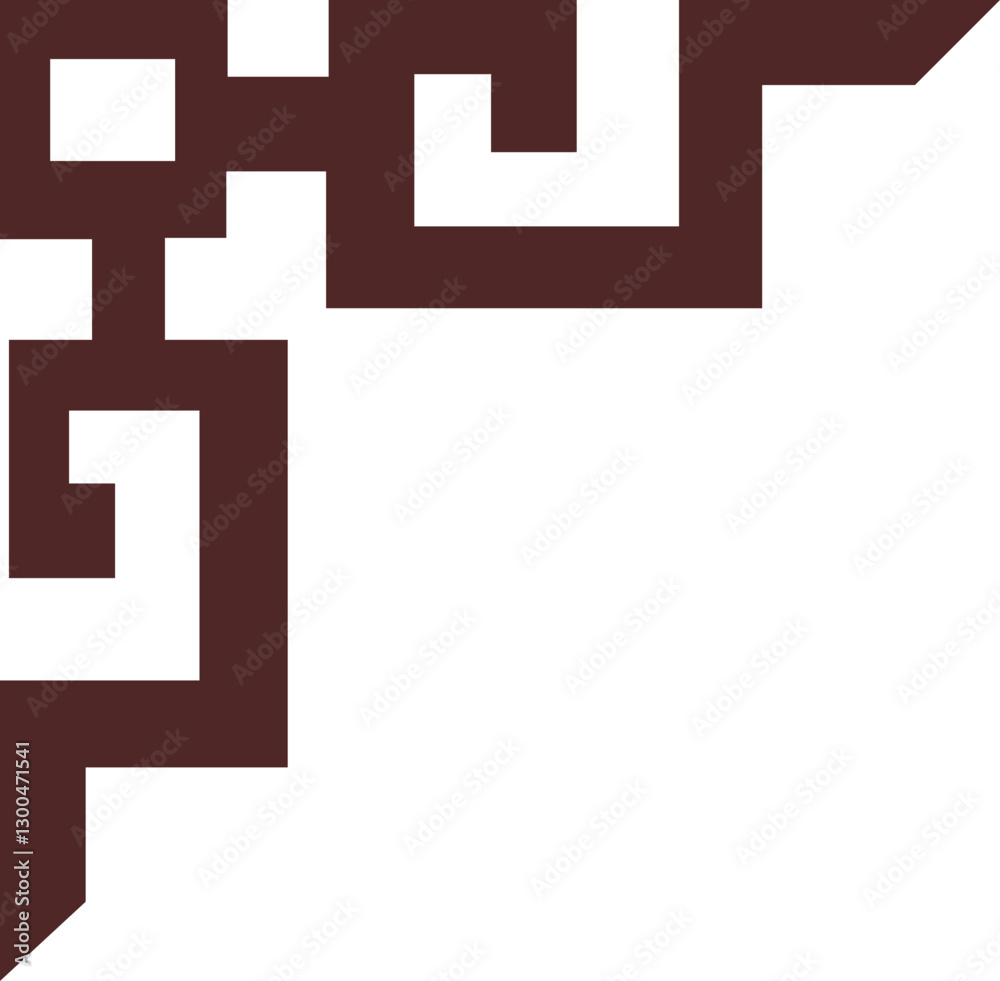 Obraz premium Geometric Frame Corners