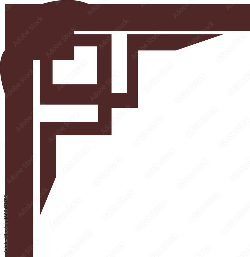 Fototapeta premium Geometric Frame Corners