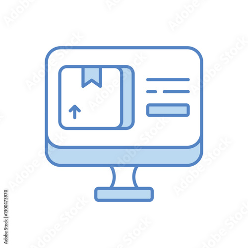 Monitor Screen vector icon