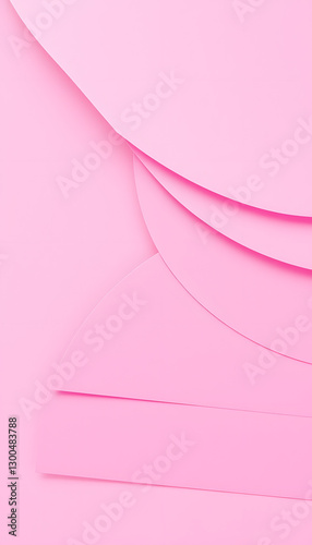 Pink layers abstract background. Paper texture in pink colors.Soft focus. Wallpaper abstract with pink color gradient.Abstract graphic background, silhouette. with white shades