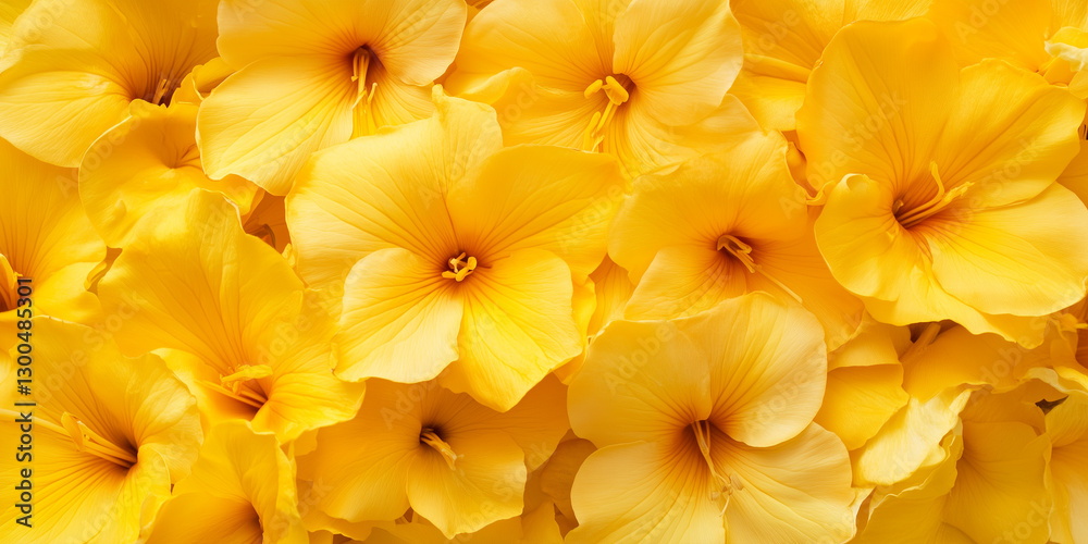 Obraz premium Close up vibrant yellow flowers background