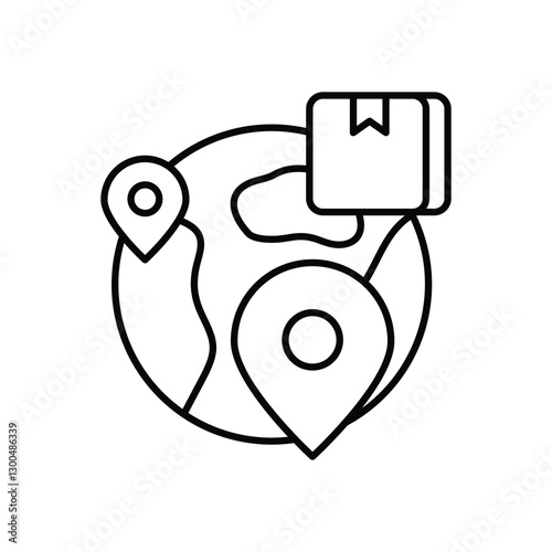 Global Distribution vector icon