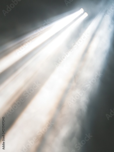 Light Leaks Overlay. Background with a smooth  blurred white light beam. The light reflections appears blurred and creates a sense of movement.