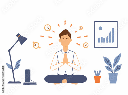 Mindfulness practice for stress relief at work