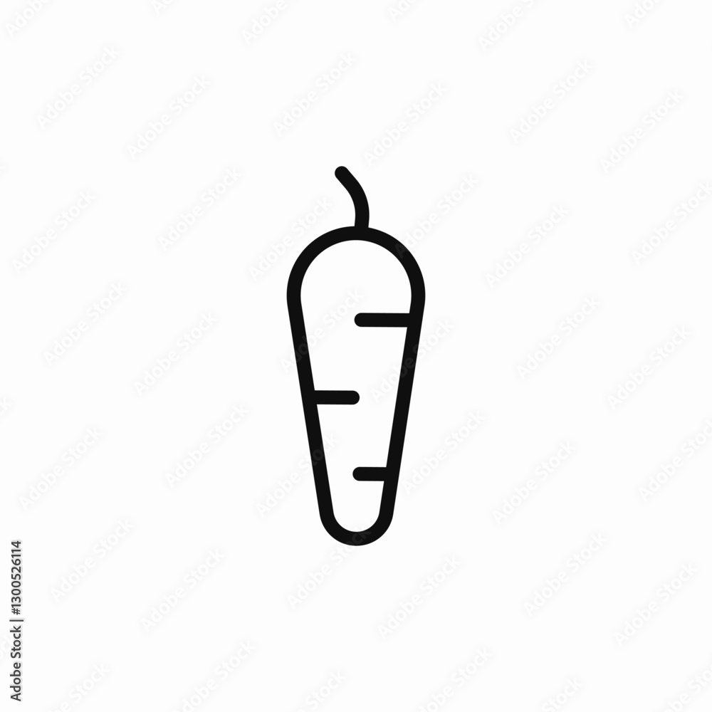 Carrot vegetable fresh icon vector sign Carrot vegetable fresh icon vector sign