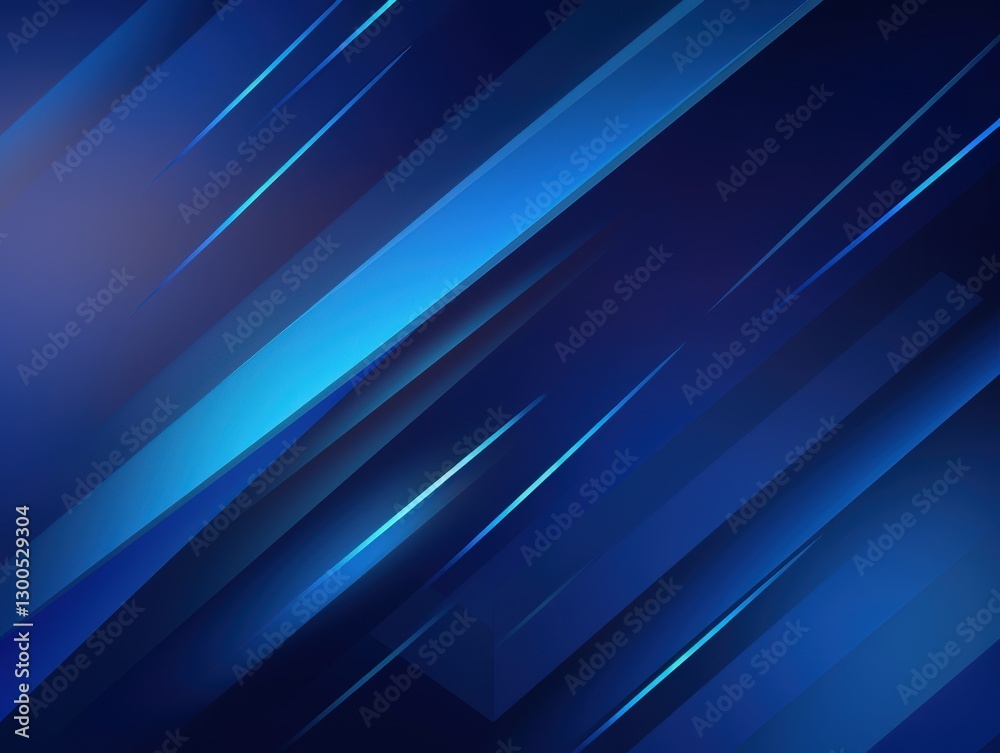 Abstract blue lines and shapes forming dynamic pattern, glowing, modern digital wallpaper background