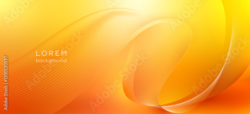 Luxurious orange background with soft flowing lines and smooth gradients. Perfect for elegant designs, premium branding, and high-end presentations. 