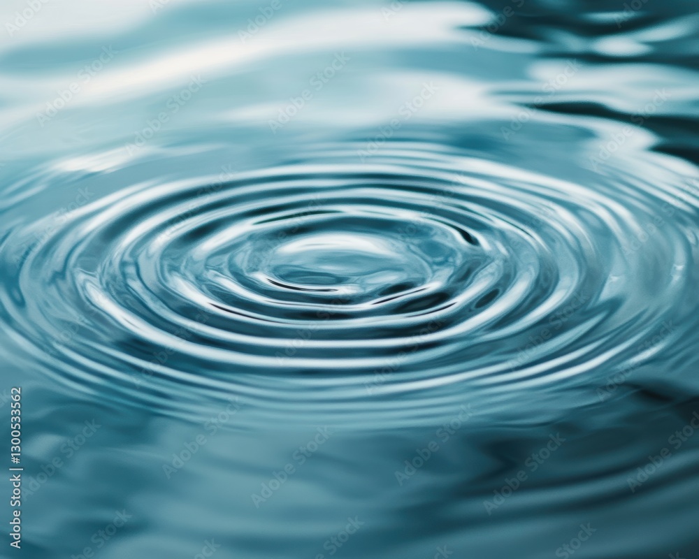 Gentle Water Ripples Creating Soft Patterns on Calm Surface Gentle Water Ripples Creating Soft Patterns on Calm Surface