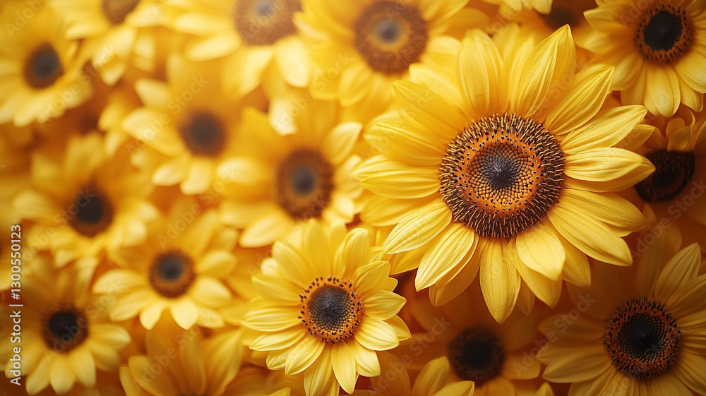 Fototapeta premium yellow flowers background