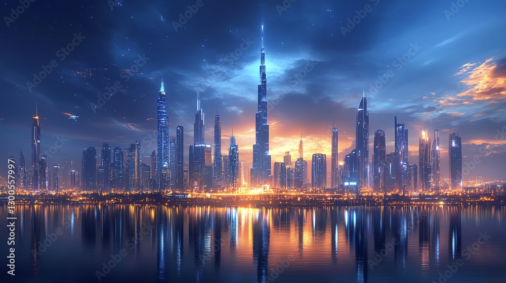 innovative science technology with smart devices, augmented reality, and bioengineering, futuristic cityscape in wide format innovative science technology with smart devices, augmented reality, and bioengineering, futuristic cityscape in wide format