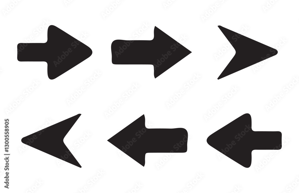 Set of black arrow icons. Arrow. Cursor. Arrow vector icon. Modern simple arrows. Vector file illustration eps 10 Set of black arrow icons. Arrow. Cursor. Arrow vector icon. Modern simple arrows. Vector file illustration eps 10