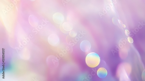 abstract background with bokeh,A pastel purple background with a rainbow gradient and lens flare, light pink, white background, blurred,blurred image of an opalescent backdrop