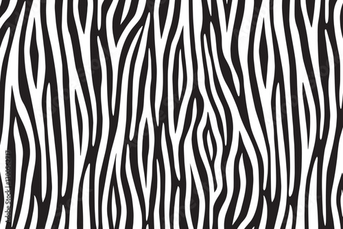 Tiger skin texture black and white	
