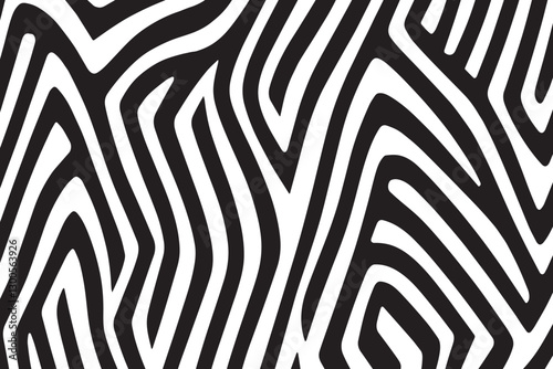 Abstract pattern with hand drawn print	