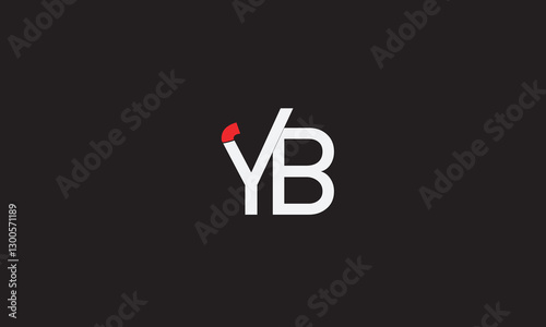 YB, BY, Y, B Abstract Letters Logo Monogram	