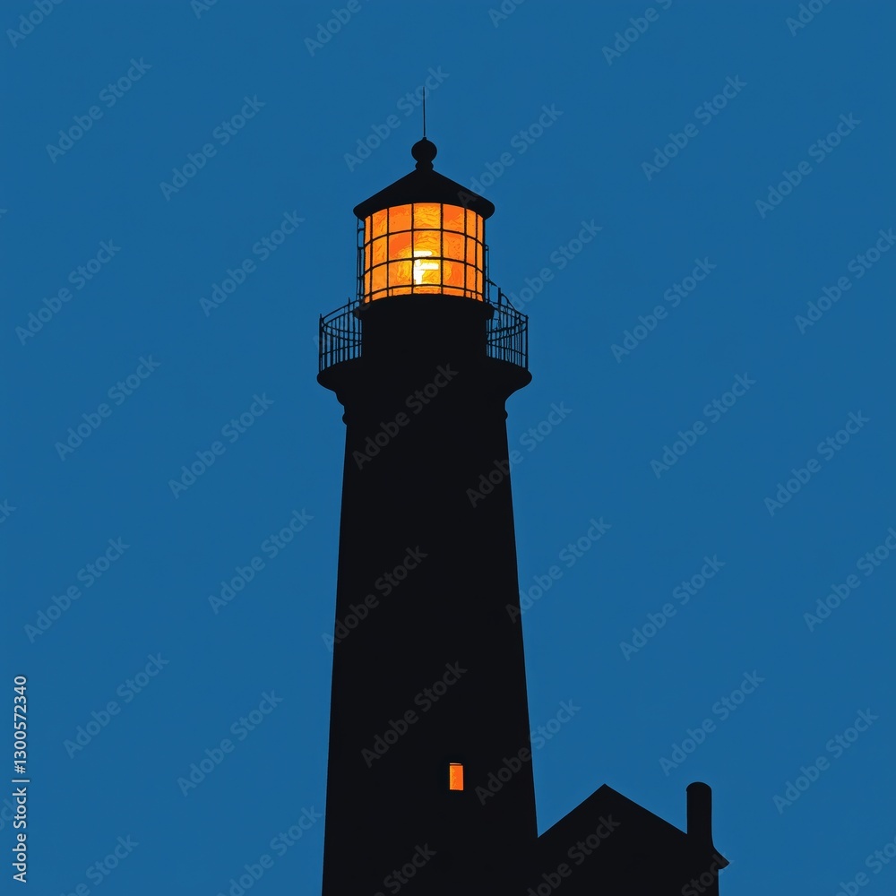 Night falls the lighthouse stands tall as a radiant beacon against the serene twilight sky a symbol of hope and guidance in the darkness Night falls the lighthouse stands tall as a radiant beacon against the serene twilight sky a symbol of hope and guidance in the darkness