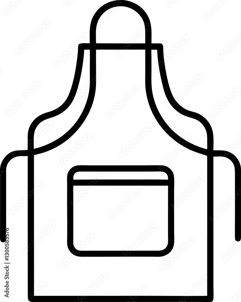apron-editable-stroke-outline-icon-isolated apron-editable-stroke-outline-icon-isolated