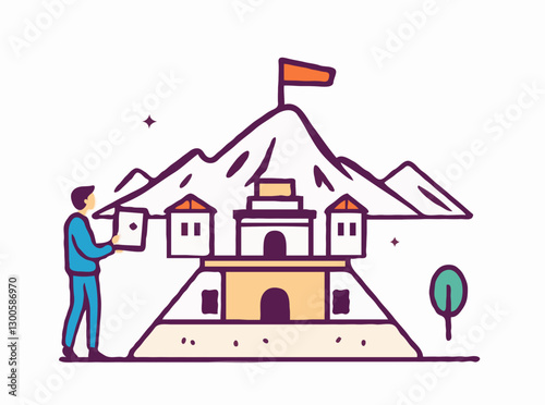 Freelancing Opportunity Symbol Vector Graphic
