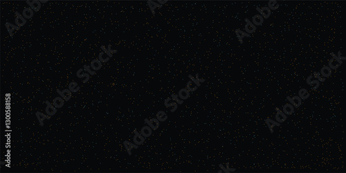 Abstract constellation dark space speckled night sky filled view of a starry black background.