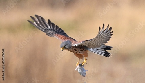 Billede på lærred red tailed hawk in flight