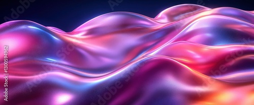 Wallpaper Mural Abstract Flowing Fabric In Vibrant Colors Torontodigital.ca