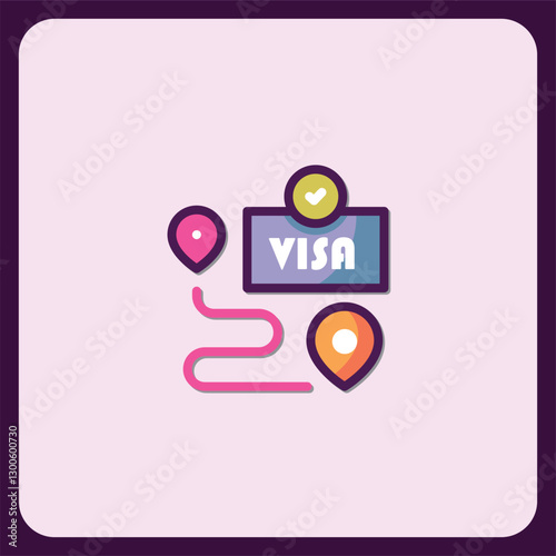 Visa Application Process Map, Location Tracking and Approval