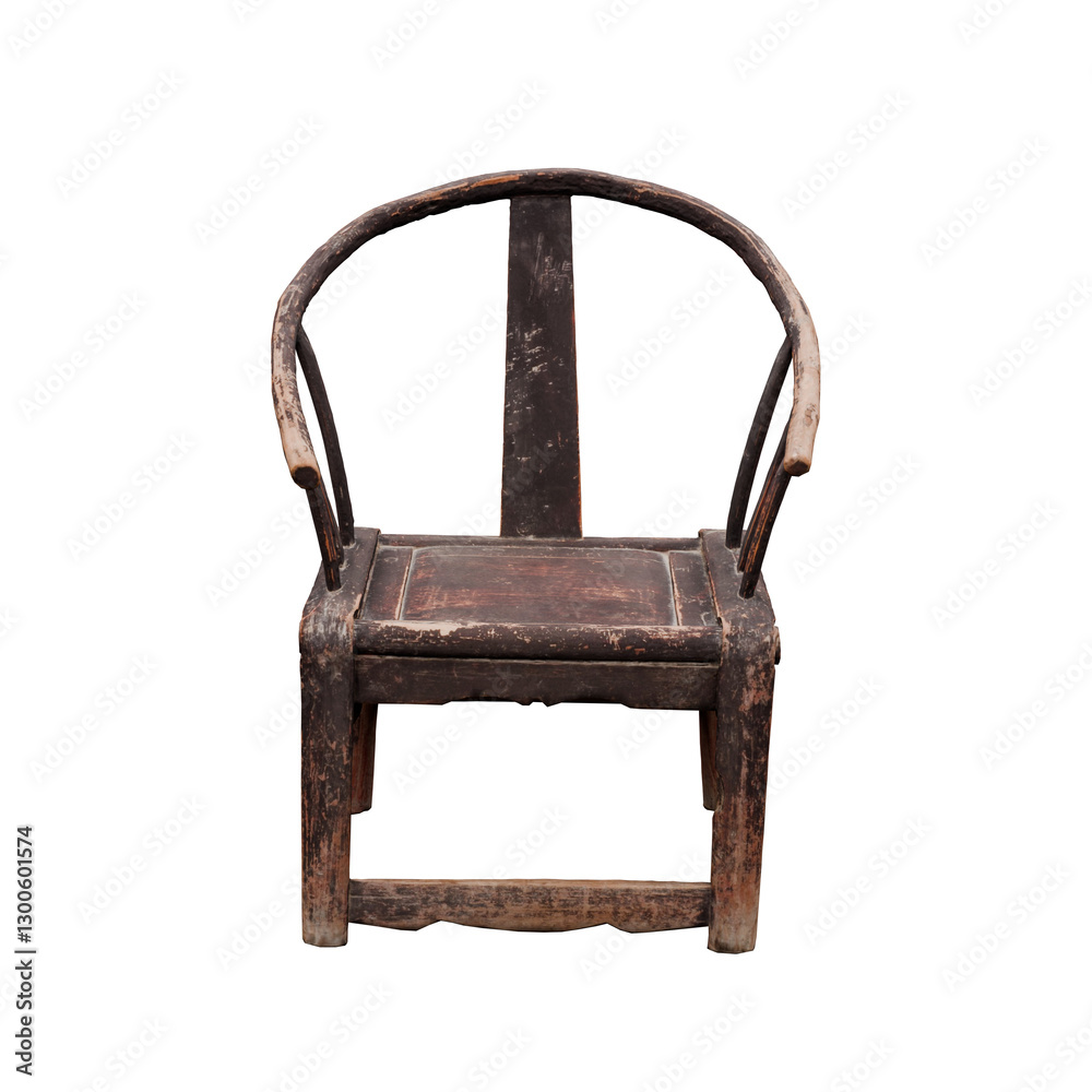 Old chinese chair on transparent background Old chinese chair on transparent background