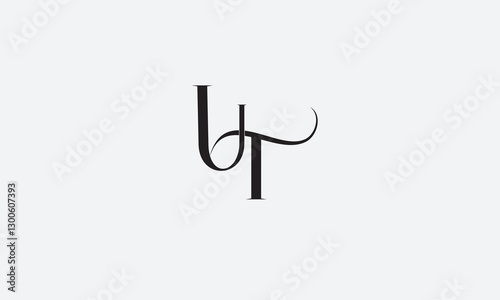 UT, TU, T, U Abstract Letters Logo Monogram