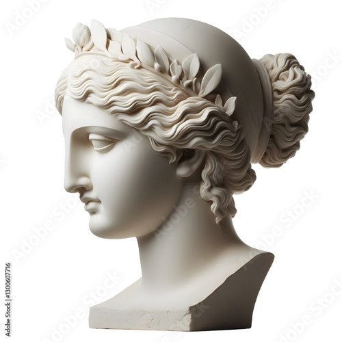 Gypsum copy of ancient statue Venus head 