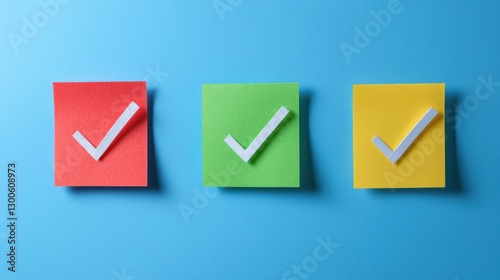 Check mark infographics concept. Note Checklist with Tick Marks in Vibrant Colors for Sprint Planning and Organization Free Download Check mark infographics concept. Note Checklist with Tick Marks in Vibrant Colors for Sprint Planning and Organization - GFXLoad