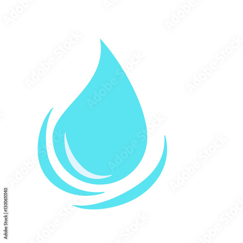 blue water drop icons
