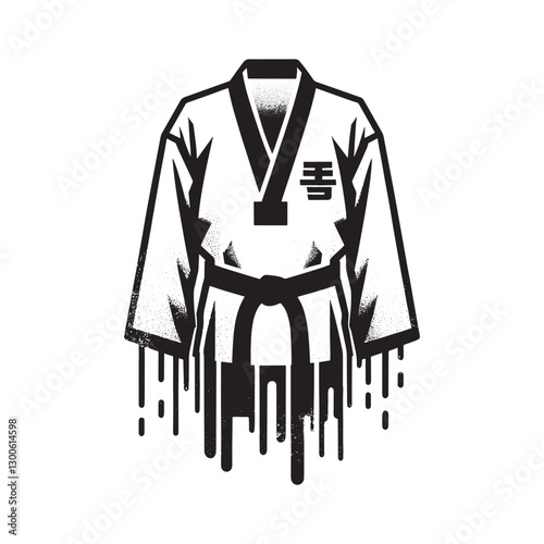 Taekwondo Gi, Black Belt Martial Arts Design