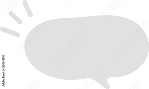 Blank comic speech bubbles for cartoon dialogue and shouting