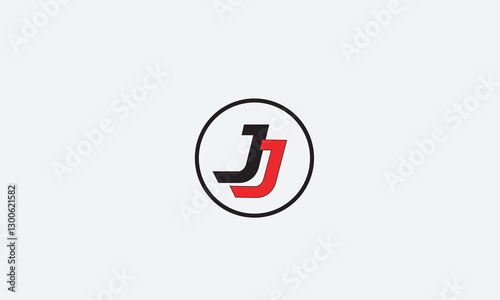 JJ, JJ, J,  Abstract Letters Logo Monogram