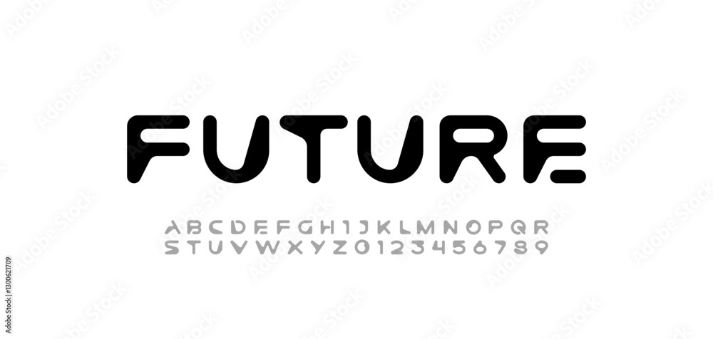 Font digital cyber alphabet, cyberpunk rounded letters A, B, C, D, E, F, G, H, I, J, K, L, M, N, O, P, Q, R, S, T, U, V, W, X, Y, Z and futuristic numerals 0, 1, 2, 3, 4, 5, 6, 7, 8, 9 Font digital cyber alphabet, cyberpunk rounded letters A, B, C, D, E, F, G, H, I, J, K, L, M, N, O, P, Q, R, S, T, U, V, W, X, Y, Z and futuristic numerals 0, 1, 2, 3, 4, 5, 6, 7, 8, 9