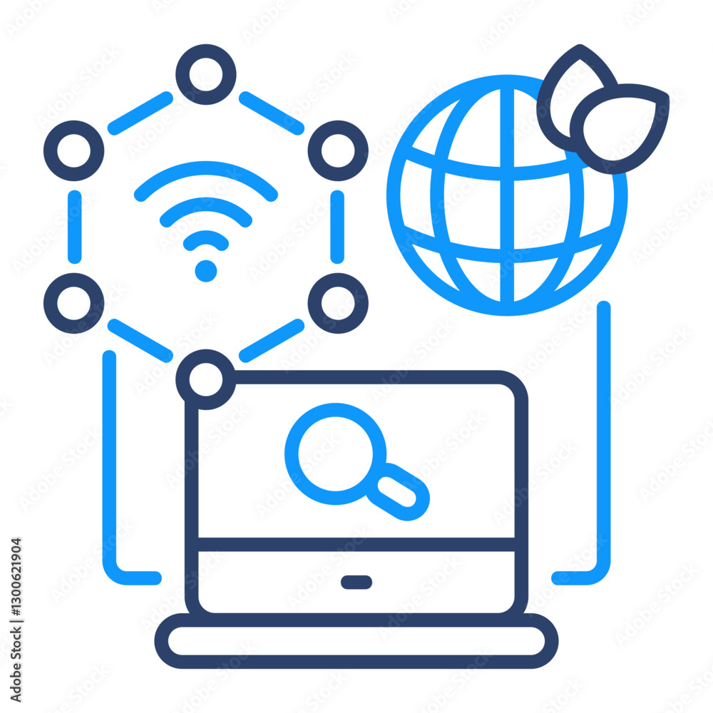 Fototapeta premium Digital experience