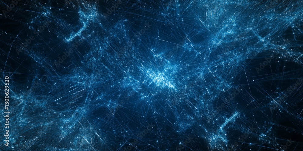 Abstract blue background with glowing lines and dots forming an intricate network of connections, symbolizing technology or digital communication Abstract blue background with glowing lines and dots forming an intricate network of connections, symbolizing technology or digital communication