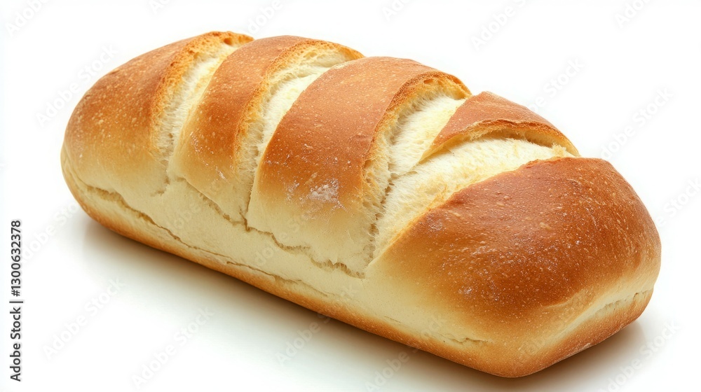 Golden-brown crusty loaf of bread, freshly baked and ready to be sliced. Golden-brown crusty loaf of bread, freshly baked and ready to be sliced.