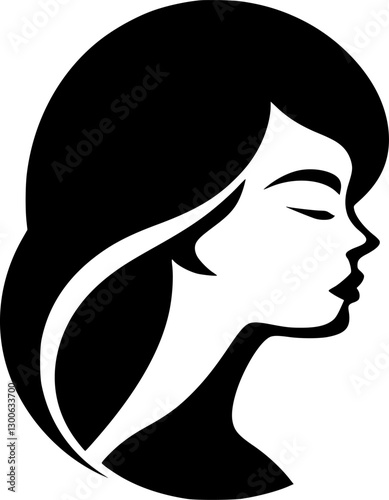 Woman | Minimalist and Simple Silhouette - Vector illustration