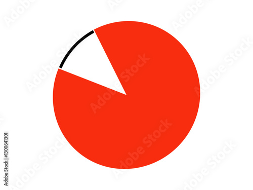 Free Download Red chart on white background. Concept of calculations, analysis. Vector illustration - GFXLoad