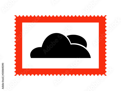 Cloud computing icon. Line, glyph and filled outline colorful version, abstract cloud outline and filled vector sign. Symbol, logo illustration. Vector graphics
