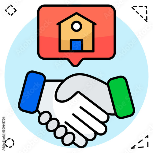 Premium download icon of home deal
