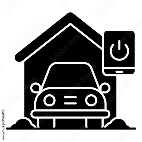 Premium download icon of garage