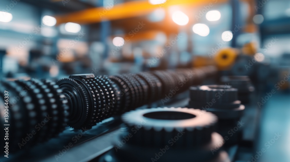 Finely textured metal gears engage with precision under sharp lighting, highlighting intricate designs and showcasing the beauty of industrial machinery Finely textured metal gears engage with precision under sharp lighting, highlighting intricate designs and showcasing the beauty of industrial machinery